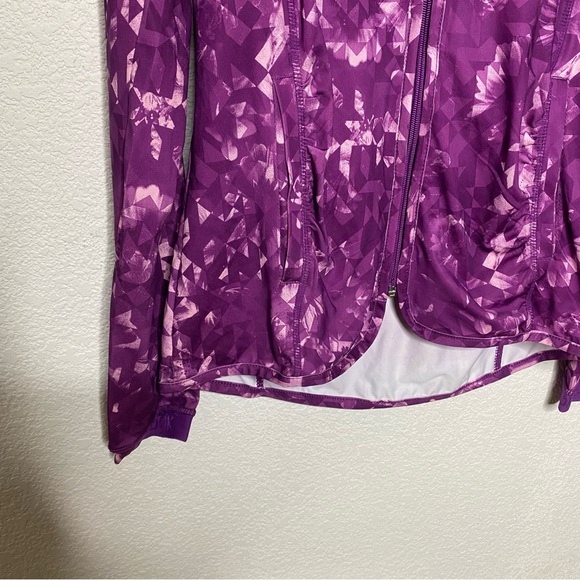 Reebok Purple Zip Up Light Running Jacket - Picture 9 of 9